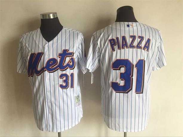 Mets #31 Mike Piazza White Mitchell Ness New Cool Base Stitched Baseball Jerseys,We sell and wholesale Mets #31 Mike Piazza White Mitchell Ness New Cool Base Stitched Baseball Jerseys on line form chian!